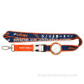 Printed lanyard with watch